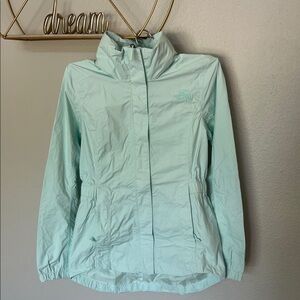 The North Face Women's Mint Green Rain Jacket